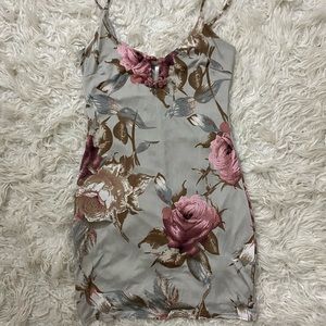Floral Mini Bodycon Dress
